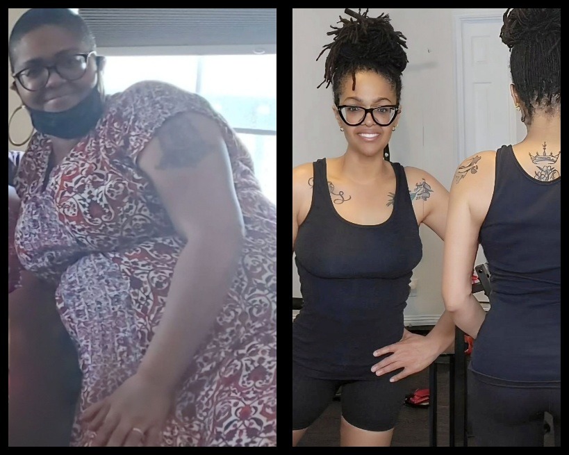 Lois Burton before and after picture
